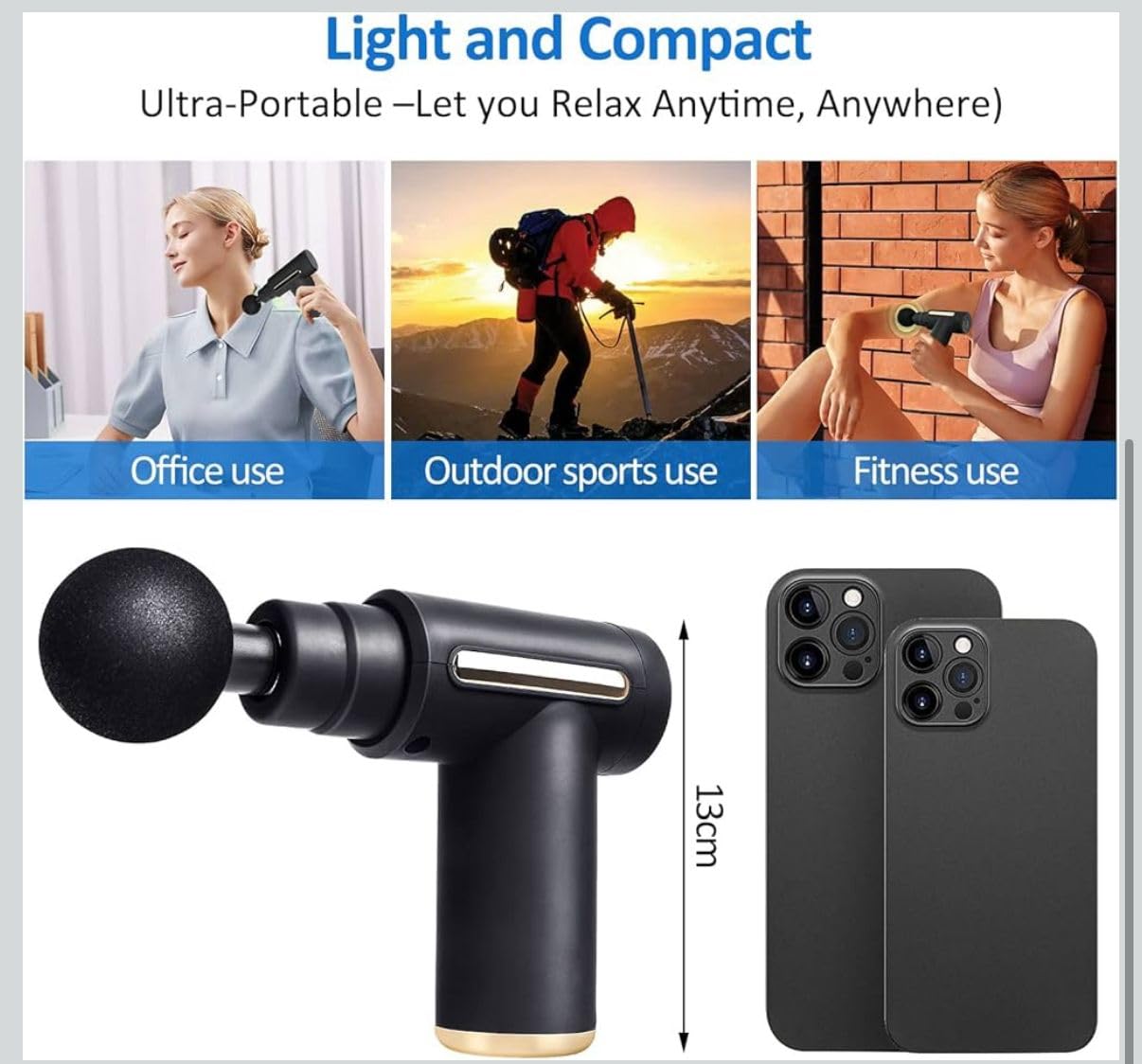 Blueidea Mini Fascial Deep Muscle Massage Gun