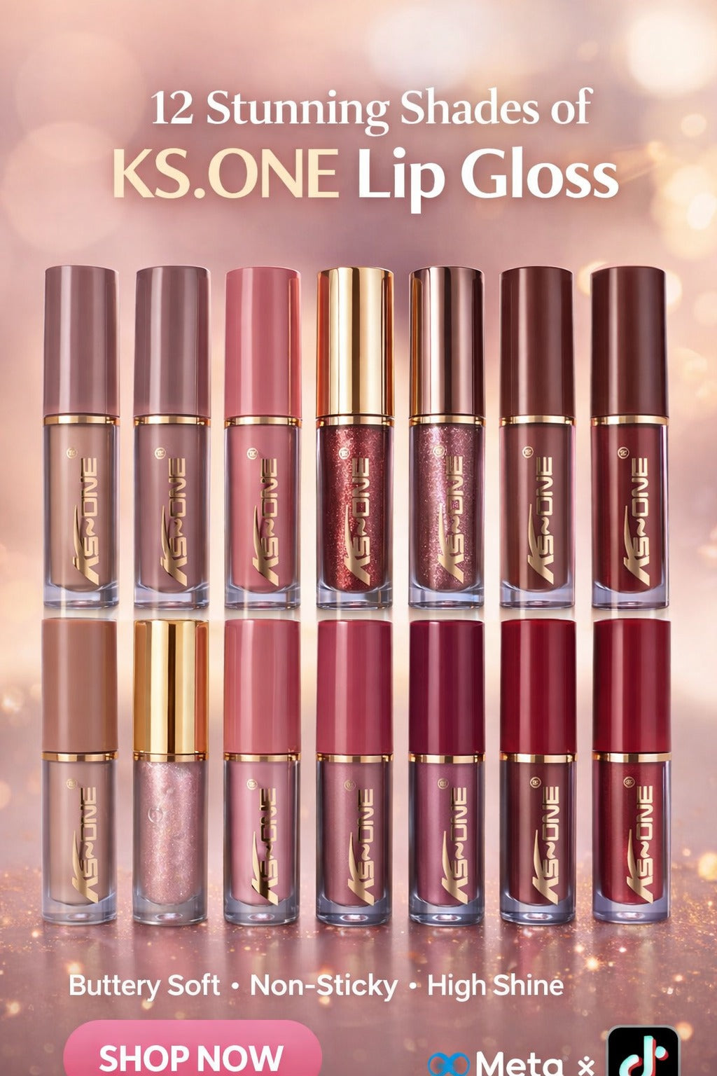 Mocallure| KS-One - 12 Matte Colors Liquid Lipstick Box - 2.5ml*12pcs